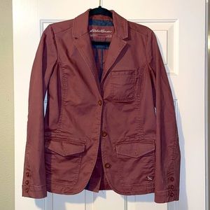 Eddie Bauer Stretch Legend Wash Blazer. Size 8Tall